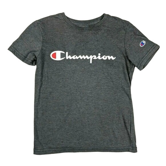 Champion Athleticwear T-Shirt  Women's Size S  Crew Neck Logo Gray Heather Tee - Picture 1 of 5